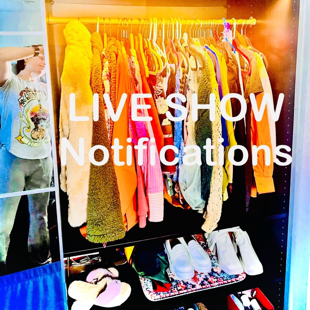 Like this listing to be notified for my Live Shows!!!!